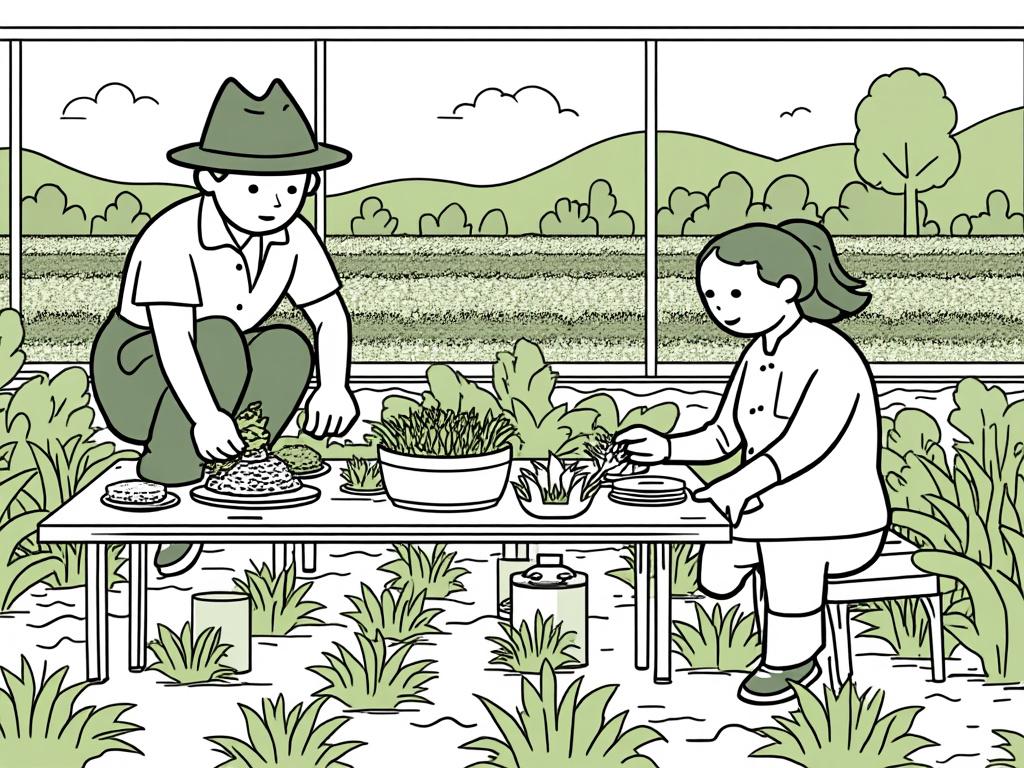 Greek farm table